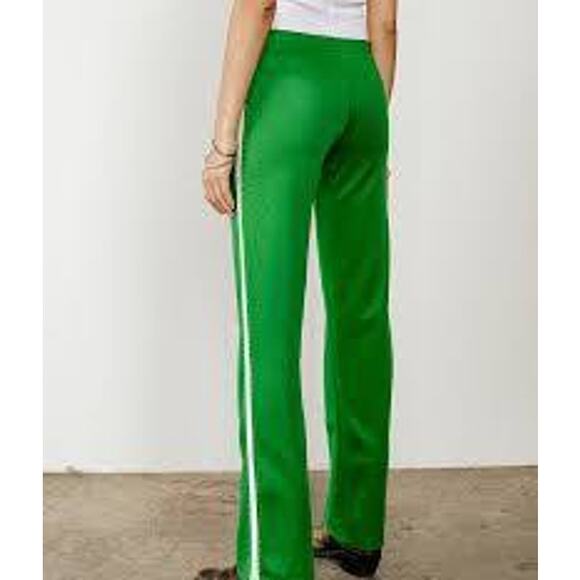 RE/DONE Sunland Side Stripe Track Pant in Verde Green L - Picture 2 of 2